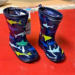 Carter's Multicolor Shark Pattern Boots